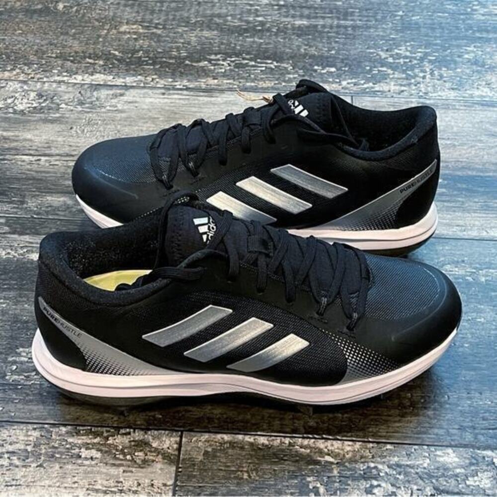 Adidas PureHustle 2 Softball Metal Cleats‎ Womens Size 9.5 H00984 NWT